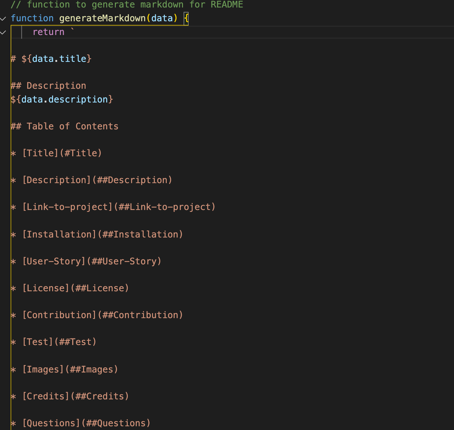 Sample Image of Project